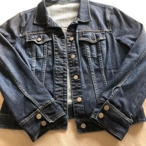 J Crew dark wash denim jacket